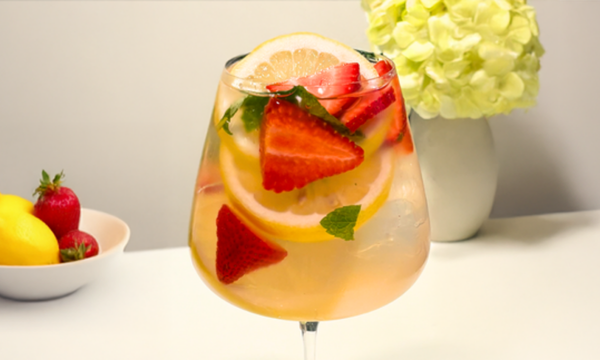 Limoncello Sangria Mocktail