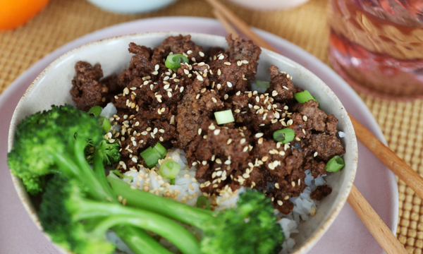 Sticky Orange Beef with Broccoli