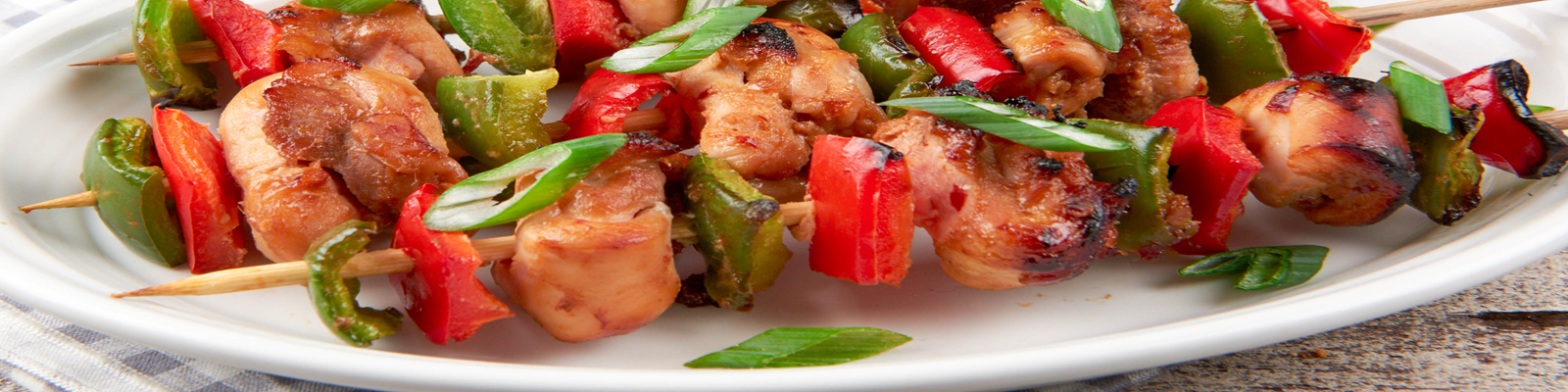 Smoky CattleBoyZ BBQ Glazed Chicken Skewers