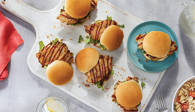 BBQ Chicken Sliders