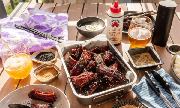 Bachan's Japanese BBQ Sauce Sweet Honey Party Ribs 