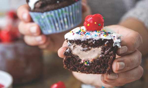 Chapman's Ice Cream Ice Cream Stuffed Cupcakes Recipe