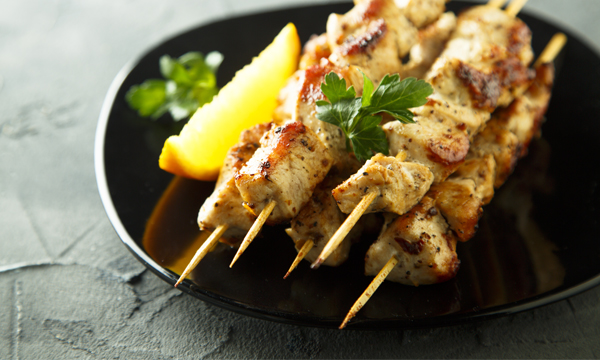 Maille Grilled chicken skewer Recipe