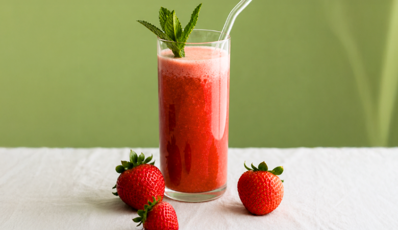 Strawberry Lemonade Spritz Summer Guide Mocktail Recipe