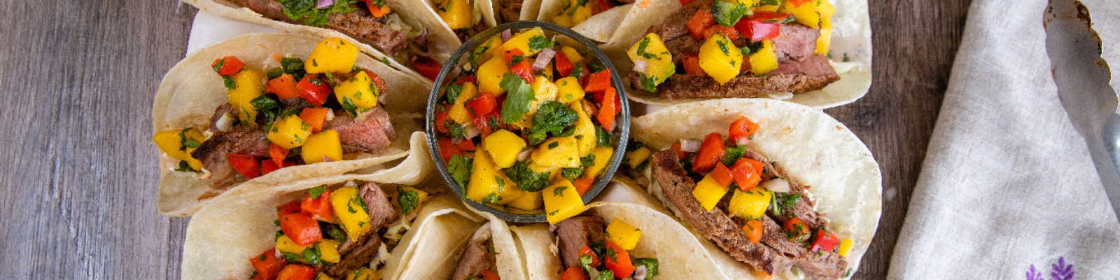 Short Rib Tacos with Mango Salsa