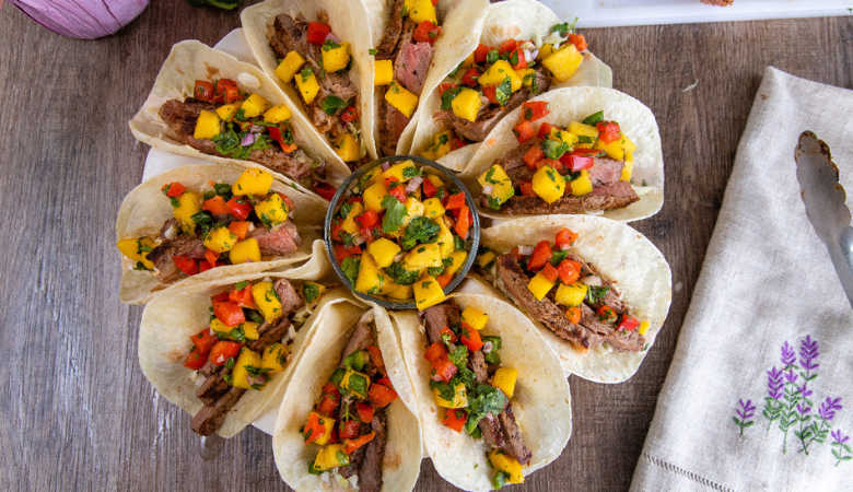 Short Rib Tacos with Mango Salsa