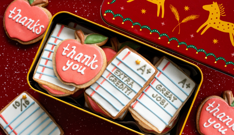 Teacher Appreciation Coffee Shortbread Cookies