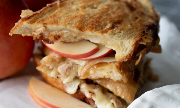 Chicken and Brie Grilled Cheese 