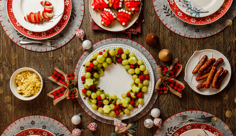 Cinnamon Roll Santa Hats
