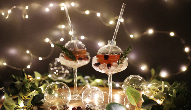 Spiced Apple Cranberry Moscow Mule Mocktail