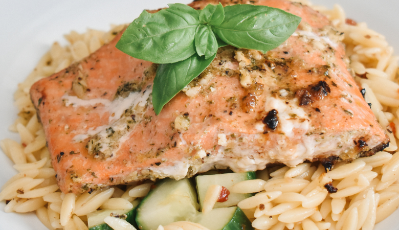 Salmon Fillets with Italian Herb Marinade
