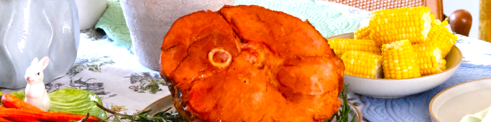Maple Dijon Glazed Easter Ham