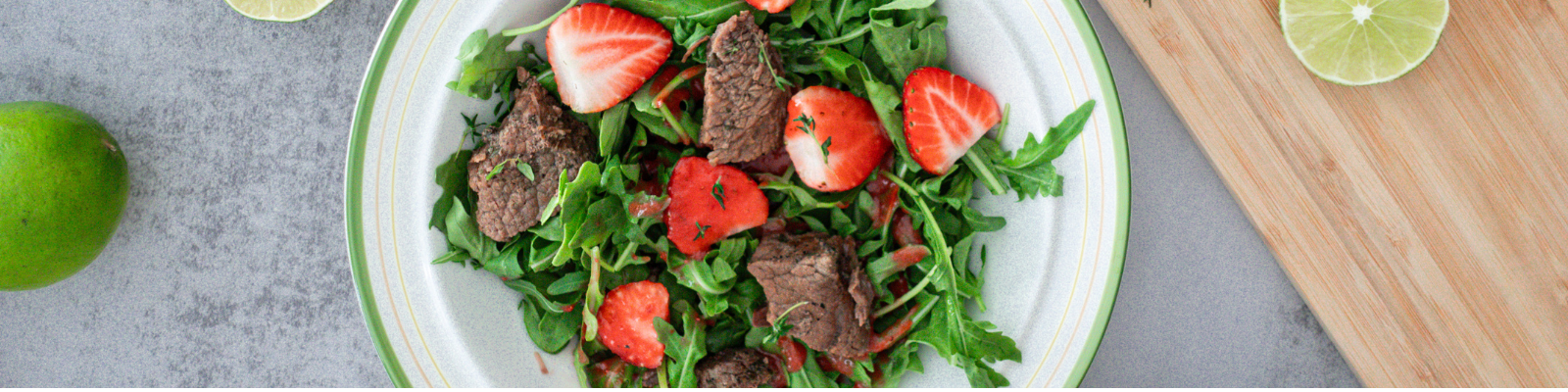 Oven Roast Strawberry Salad