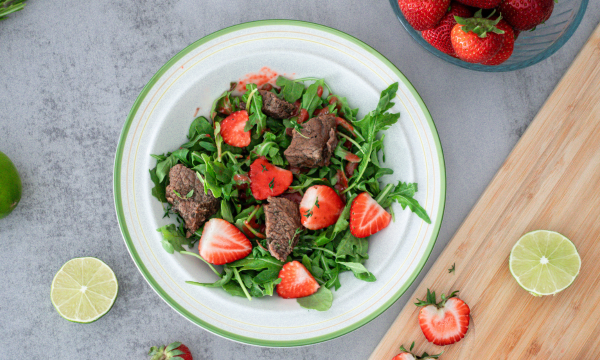 Oven Roast Strawberry Salad Recipe