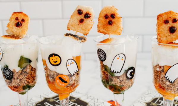 Halloween Peach Parfait Recipe