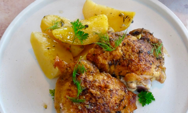 Crock Pot Greek Chicken & Potatoes Recipe