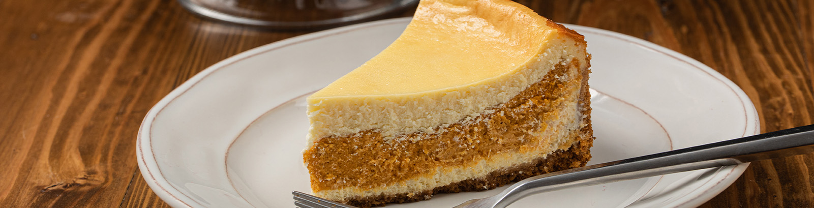 Pumpkin Pie Layered Cheesecake