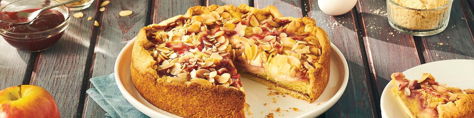 Apple Almond Tart