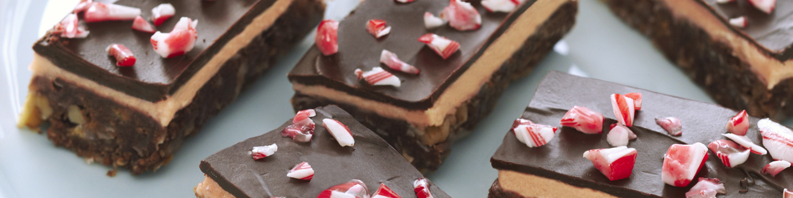 Candy Cane Nanaimo Bars