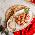 Bacon Wrapped Scallops with a Maple Aioli Recipe