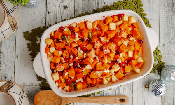 Butternut Squash, Cranberry and Apple Bake Recipe