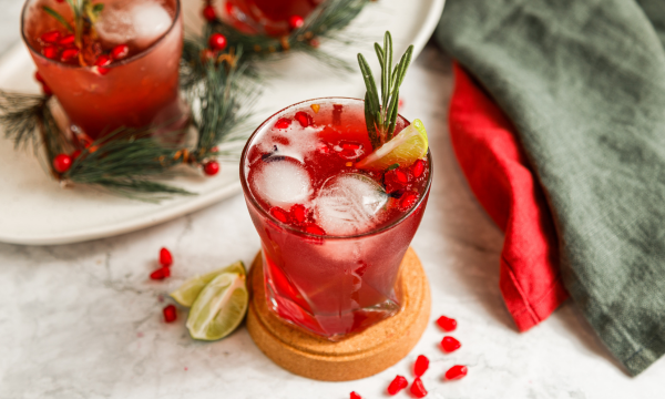 Pomegranate Lime Mocktail Recipe