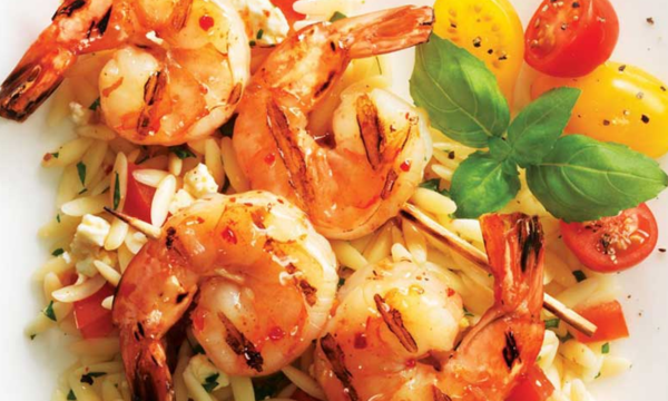 Thai Fusion Shrimp & Orzo Salad