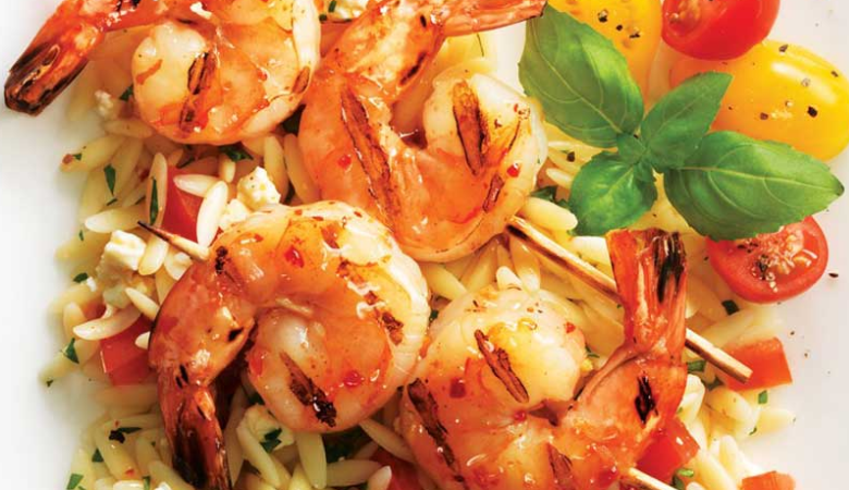 Thai Fusion Shrimp & Orzo Salad
