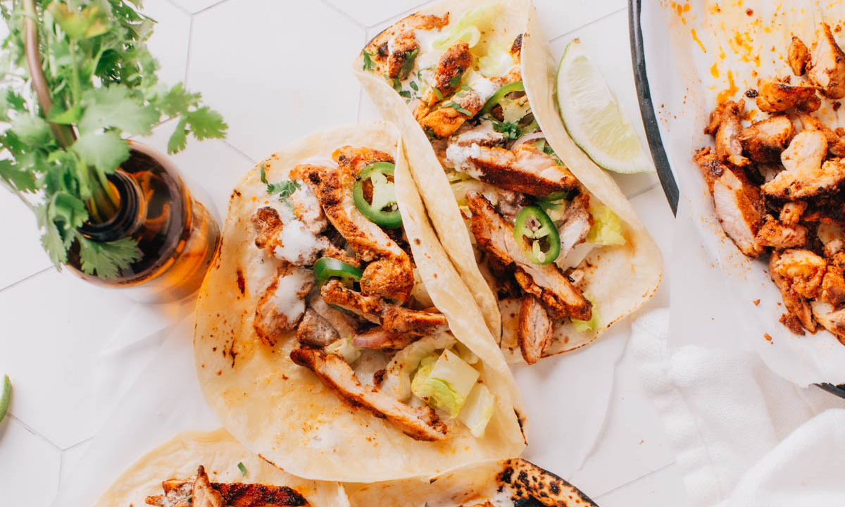 Grilled Chicken Thigh Street Taco