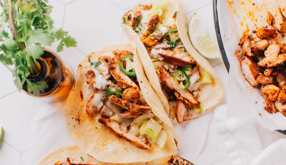 Grilled Chicken Thigh Street Taco