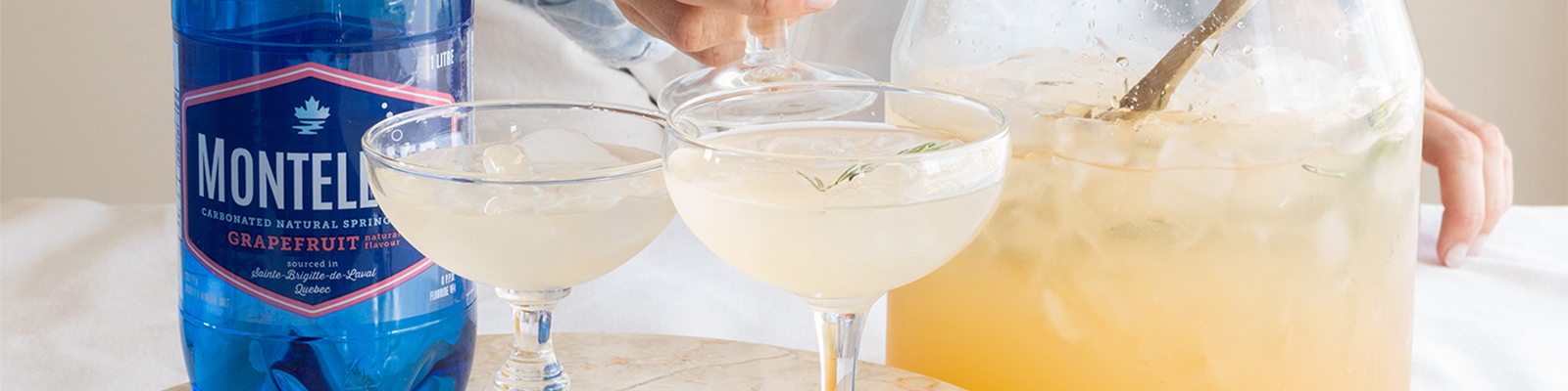 Peach, Grapefruit and Rosemary Punch