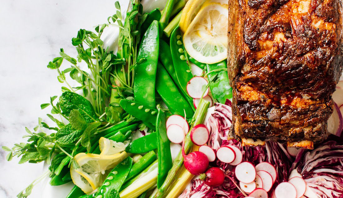 Prime Rib Roast with Vegetables