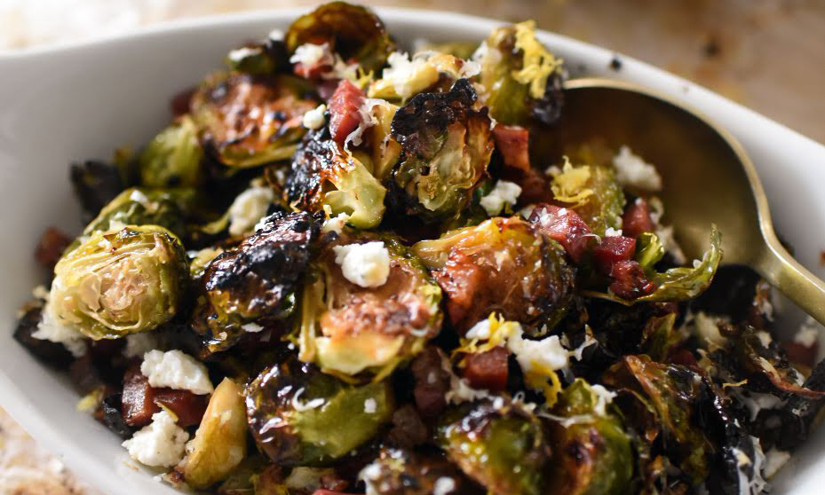 Crispy Maple Brussels Sprouts