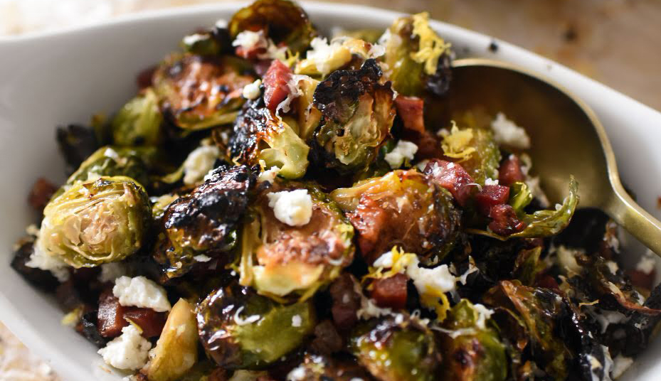 Crispy Maple Brussels Sprouts
