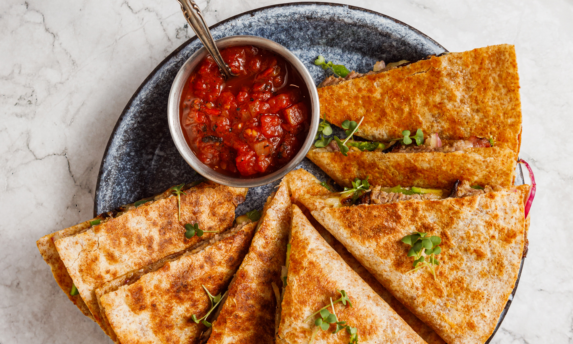 Steak and Cheese Quesadillas