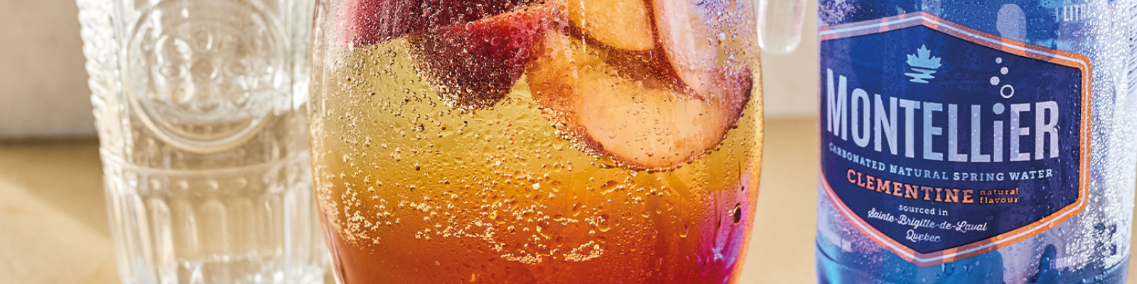 Sparkling Peach and Clementine Iced Tea