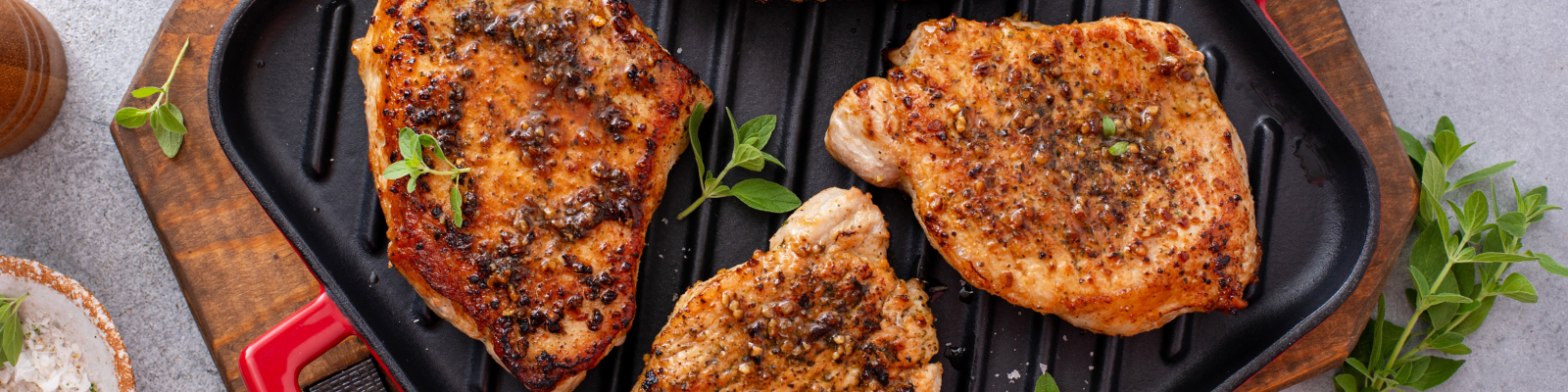 Garlic Herb Pork Chops