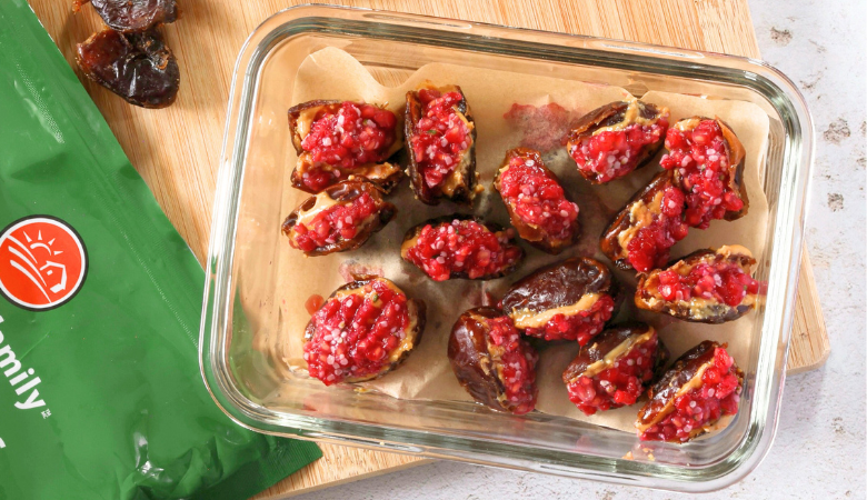 Peanut Butter Stuffed Dates