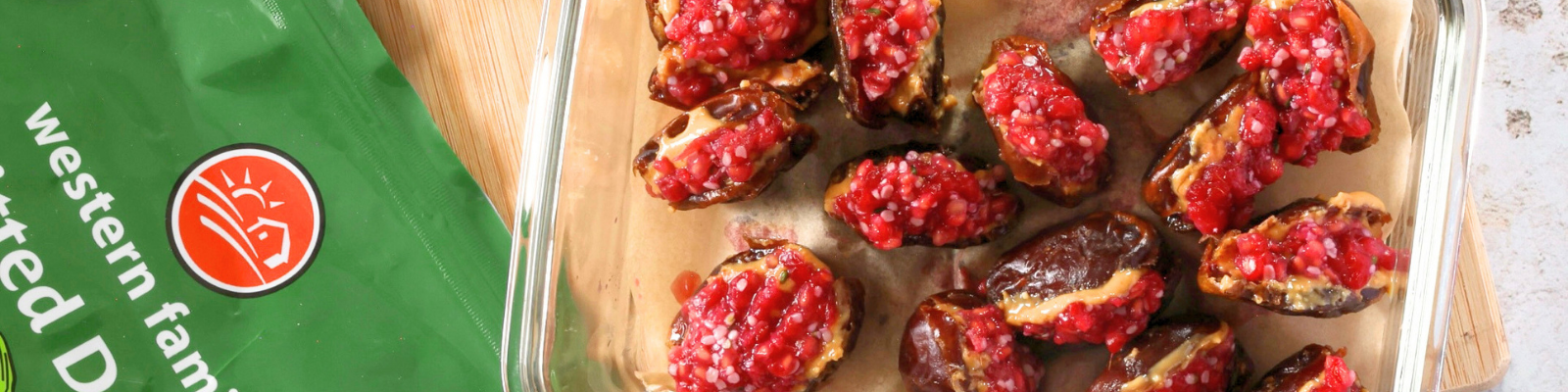 Peanut Butter Stuffed Dates
