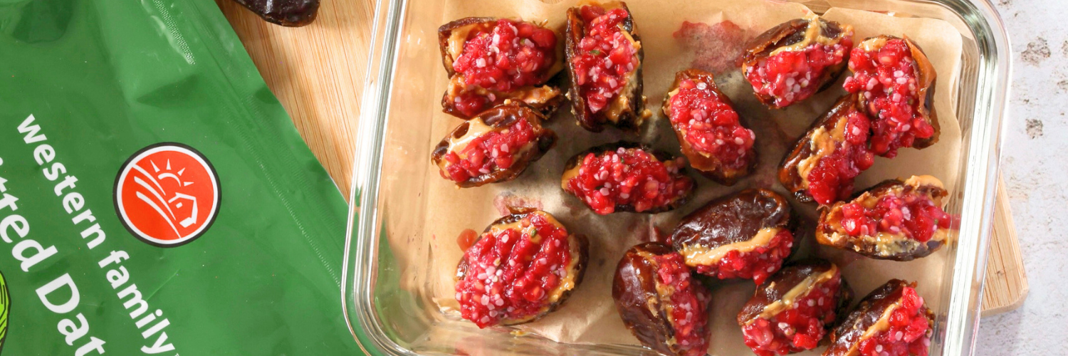 Peanut Butter Stuffed Dates