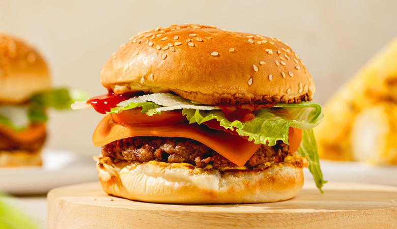 Plant Based BBQ Burger & Corn