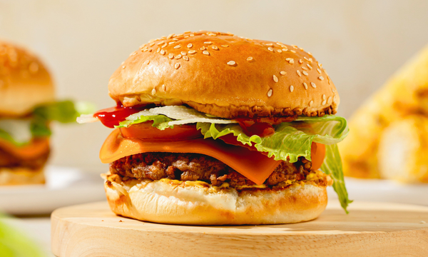 Plant Based BBQ Burger & Corn