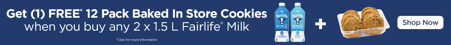 free cookies with fairlife 