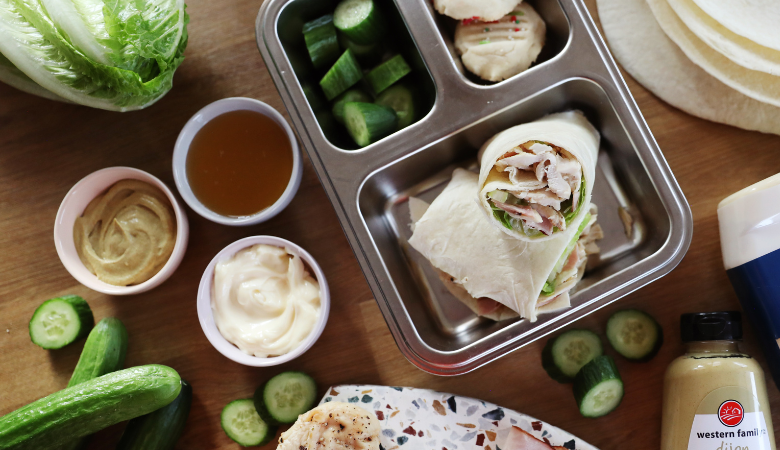Honey Dijon Chicken Salad Wraps