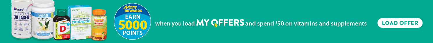 My Offers - Earn 5000 points when you pend $50 Load Offer