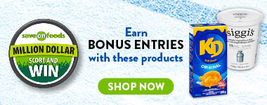 Earn Bonus Entries with these products