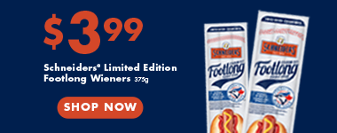 Schneiders limited edition foot long wieners only 3.99 - shop now