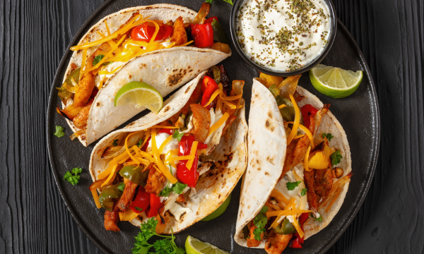 Zesty Chicken Fajita Tacos Recipe