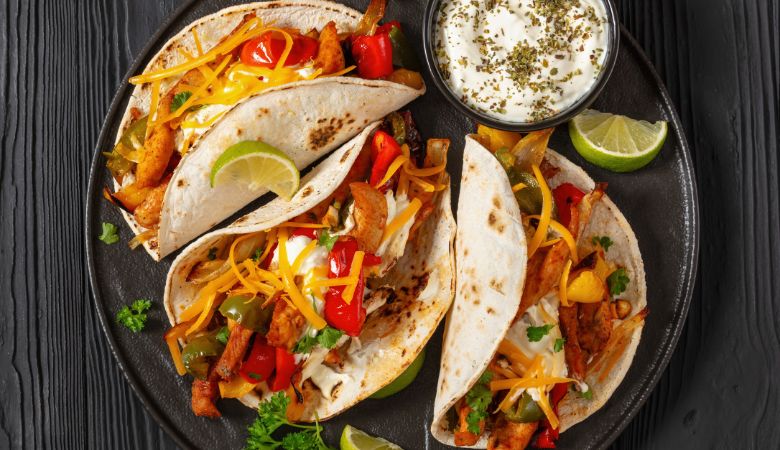 Zesty Chicken Fajita Tacos Recipe