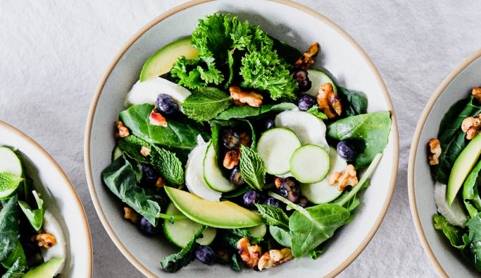 Blueberry Mozzarella Salad